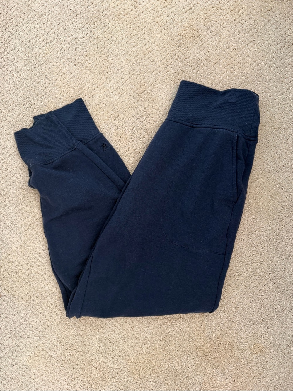 Athleta Coaster Lux High Rise Jogger Navy